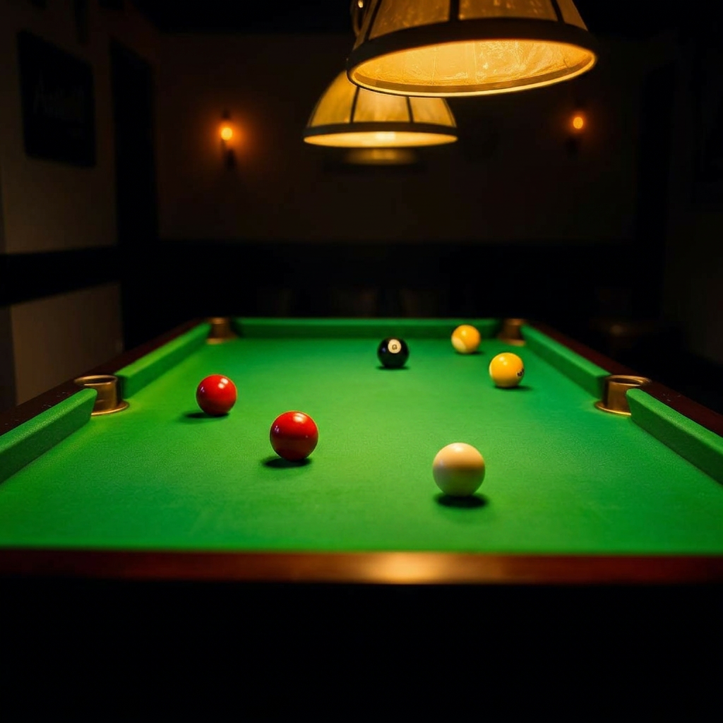 Pool Table & Cosy Bar